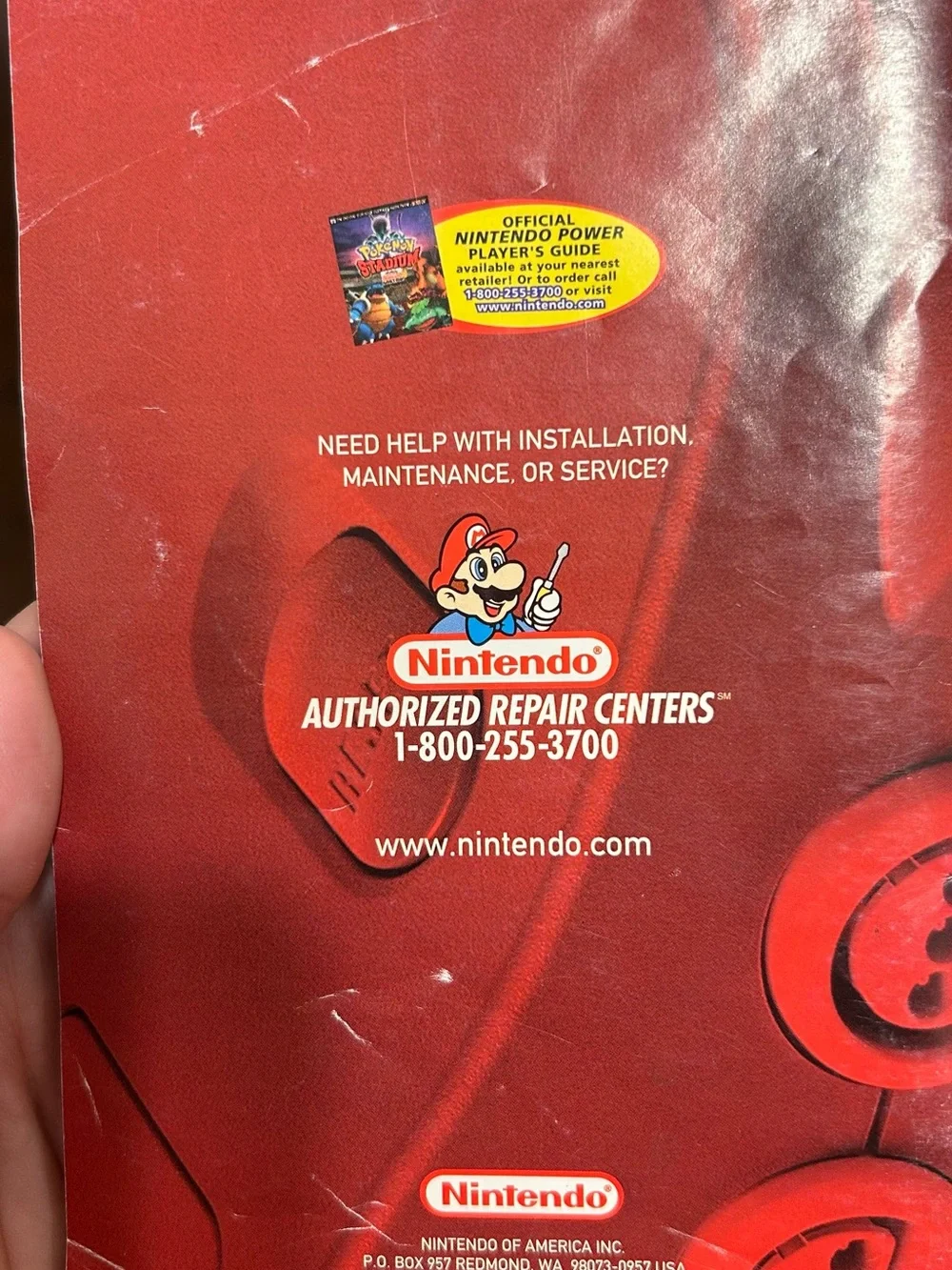 pokemon stadium n64 manual only